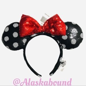 Disney Parks | Sequin Minnie Mouse Headband